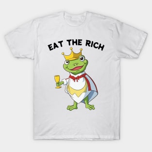 Eat The Rich Frog T-Shirt